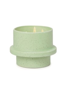 Керамична соева свещ Падивакс на петна, Folia - Градинско зелено - бамбук и зелен чай, 326 гр.